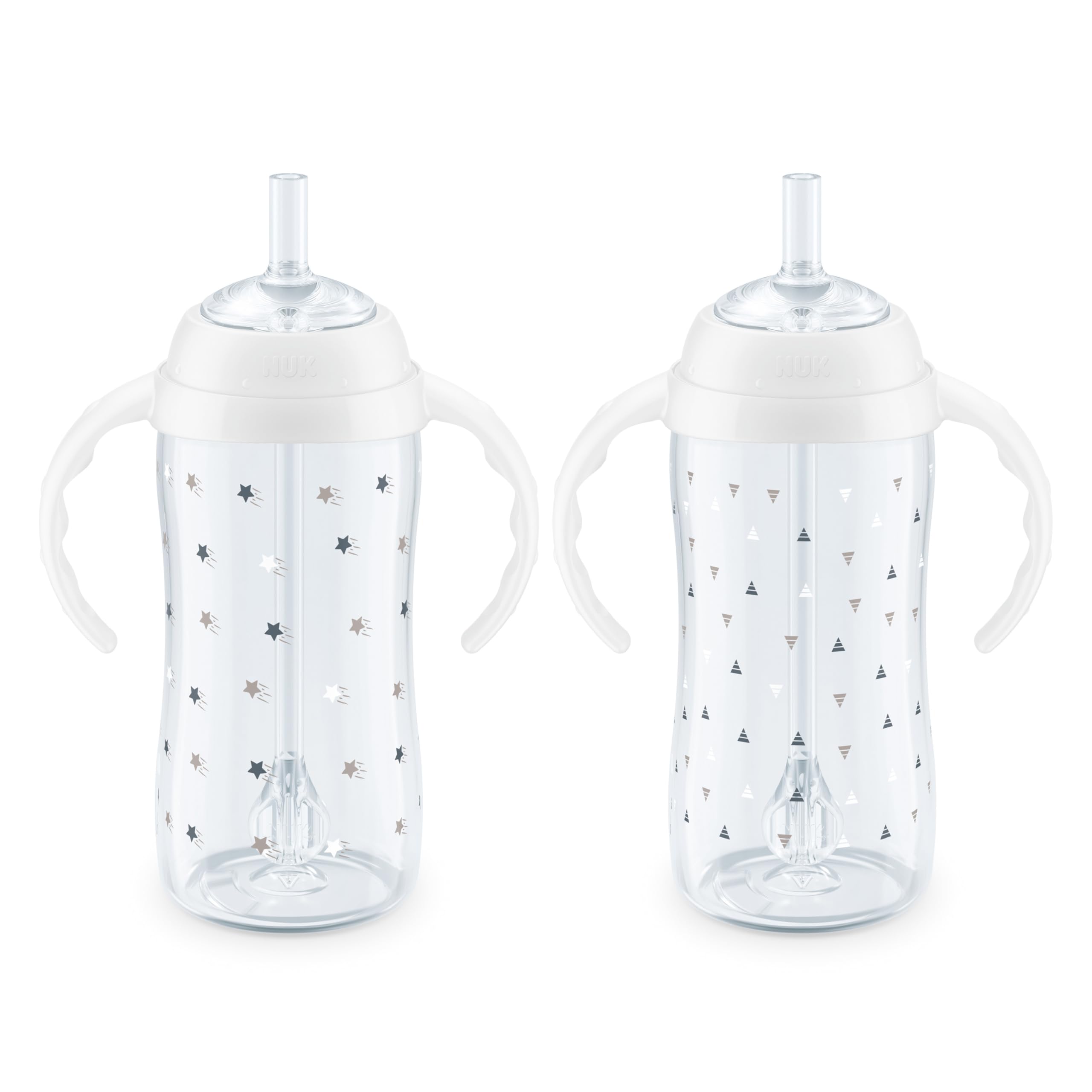 NUK frente del pack de dos vasos, práctico para aprender a beber