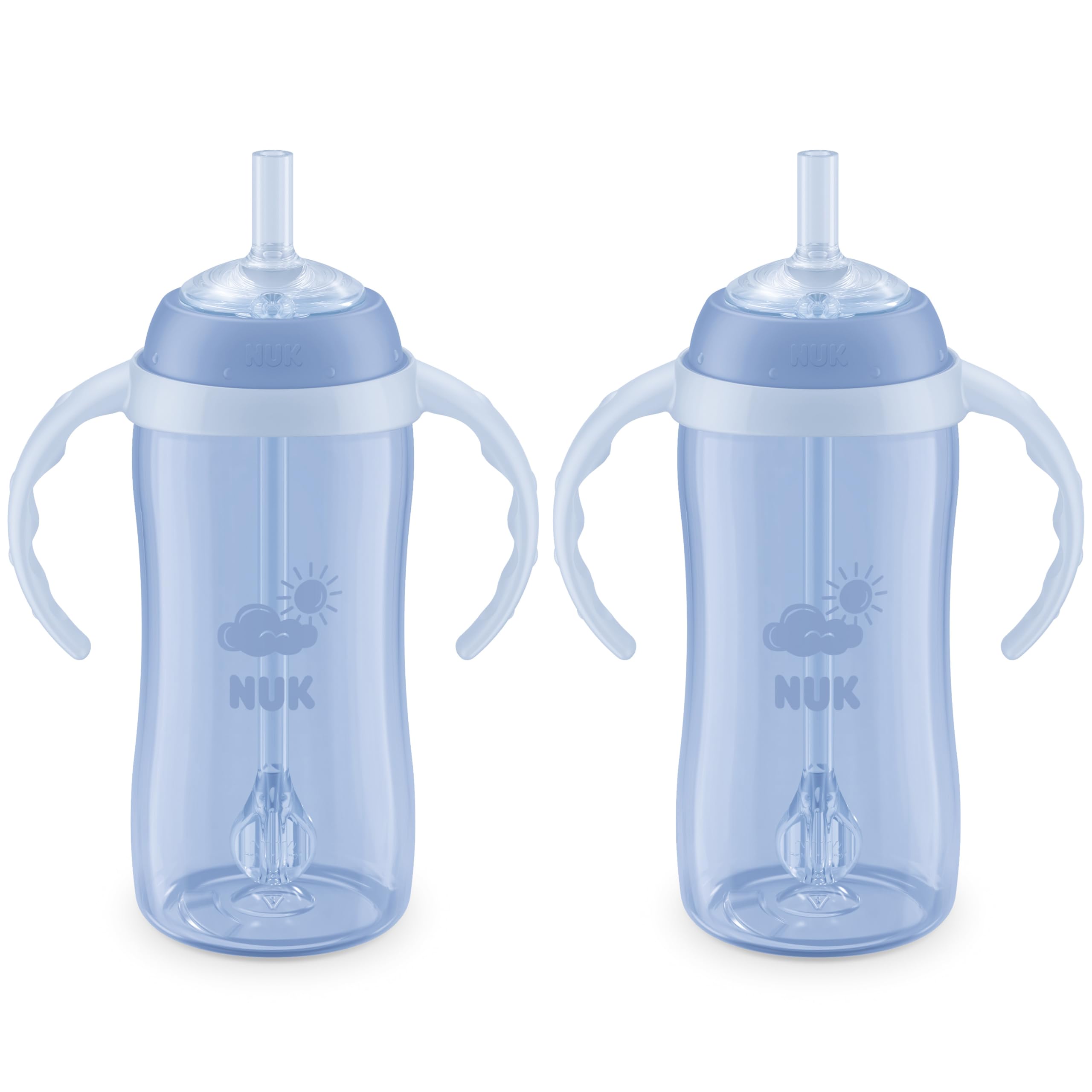 NUK vaso frontal mostrando diseño y capacidad, fácil de agarrar
