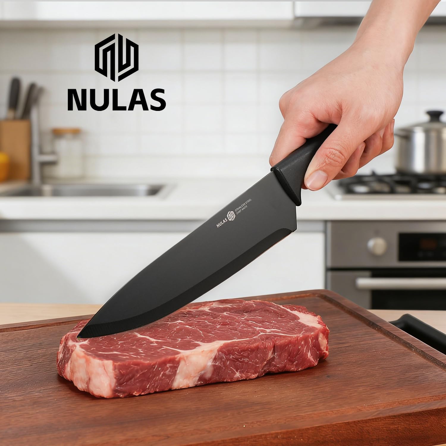 NULAS set integrado en cocina moderna mostrando estilo y practicidad
