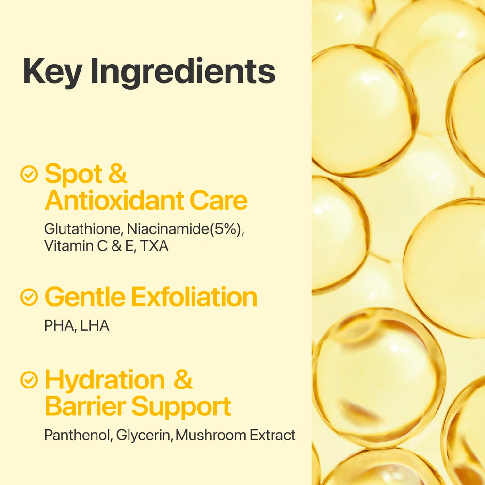 numbuzin esencia goteando que ilustra concentración de ingredientes