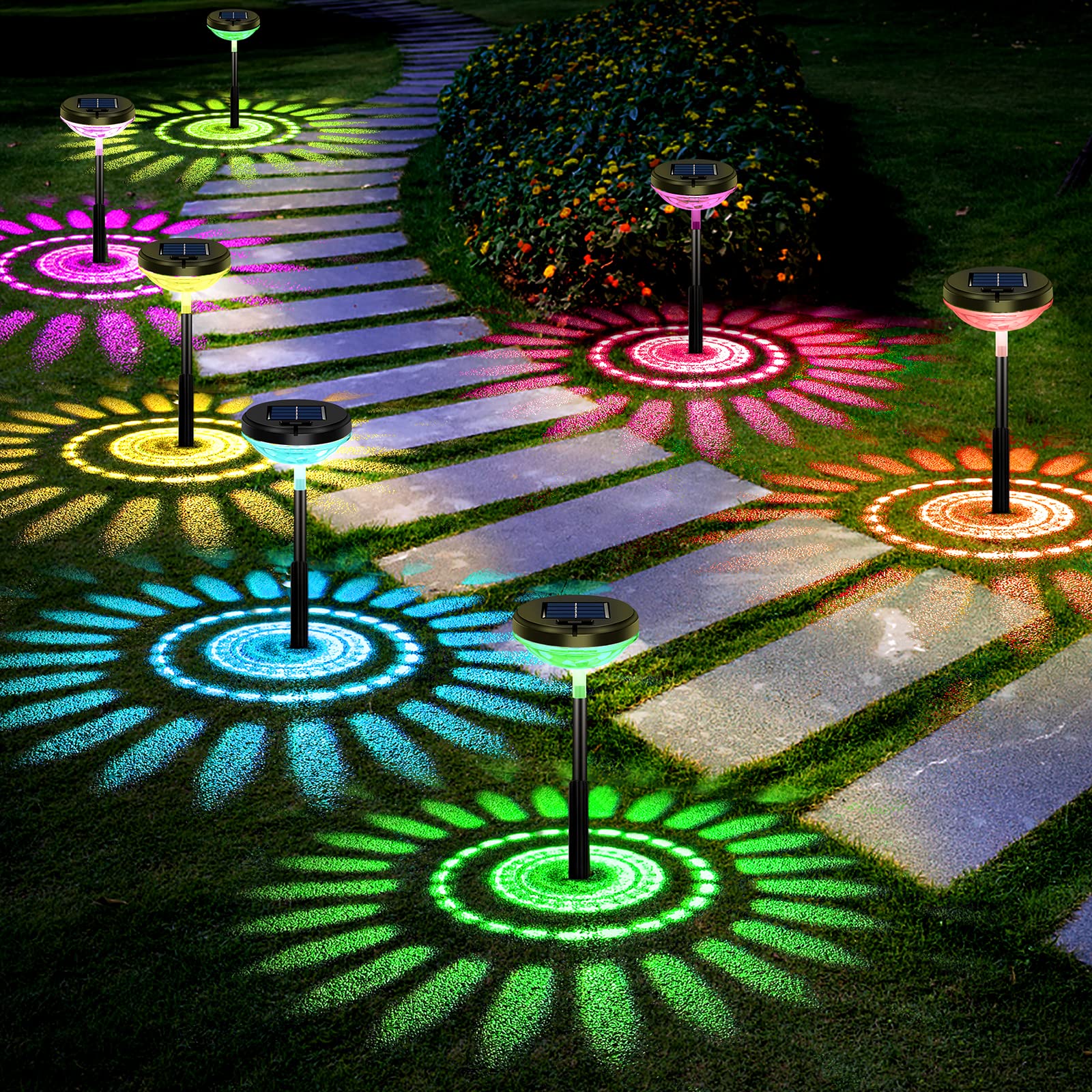 Nupostai pack frontal de 8 luces mostrando diseño y acabado resistente