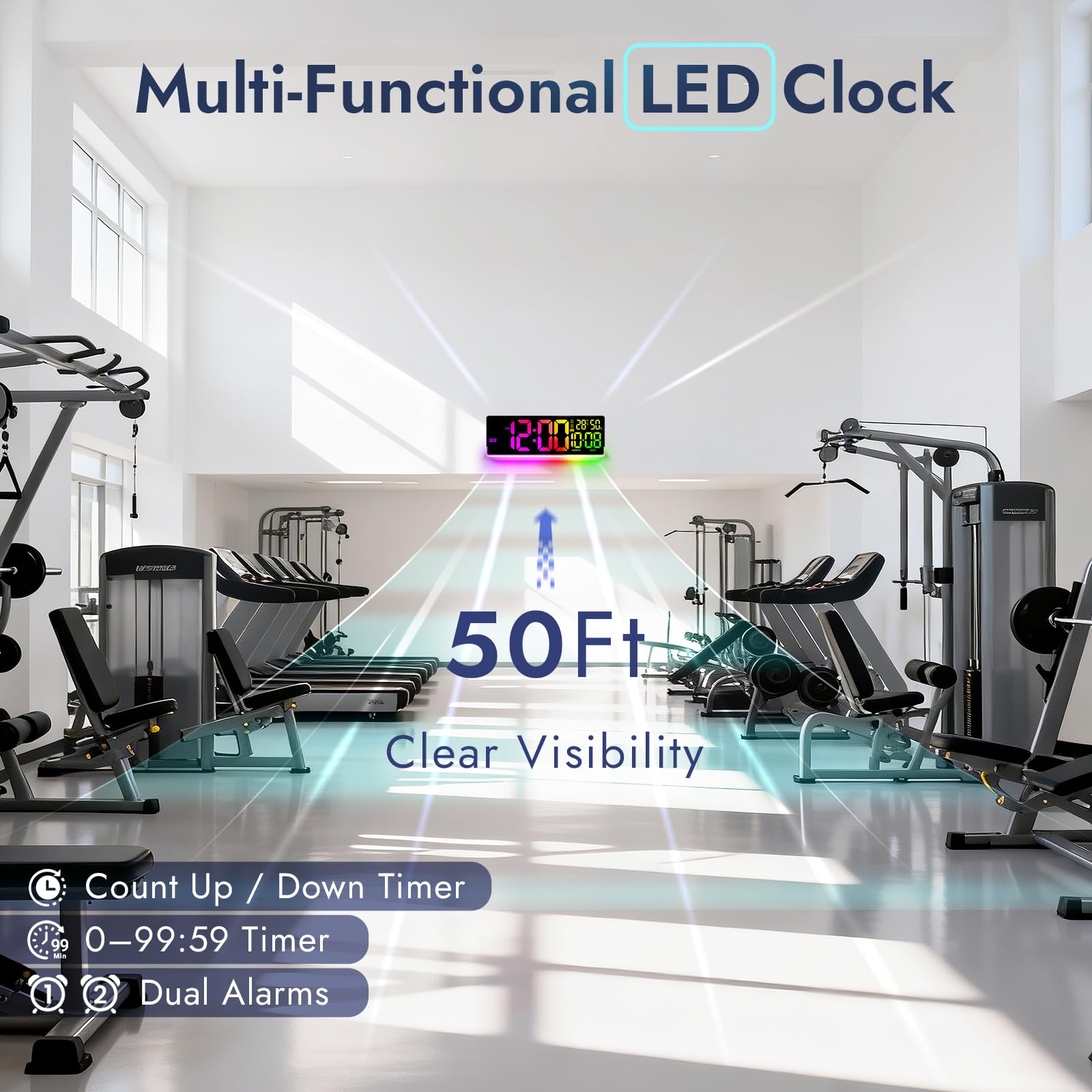 Nurforta control remoto en mano para ajustar color y temporizadores a distancia