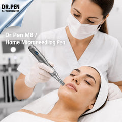 Nurself Dr Pen M8 primer plano del cartucho de 0,25 mm destacando seguridad y precisión