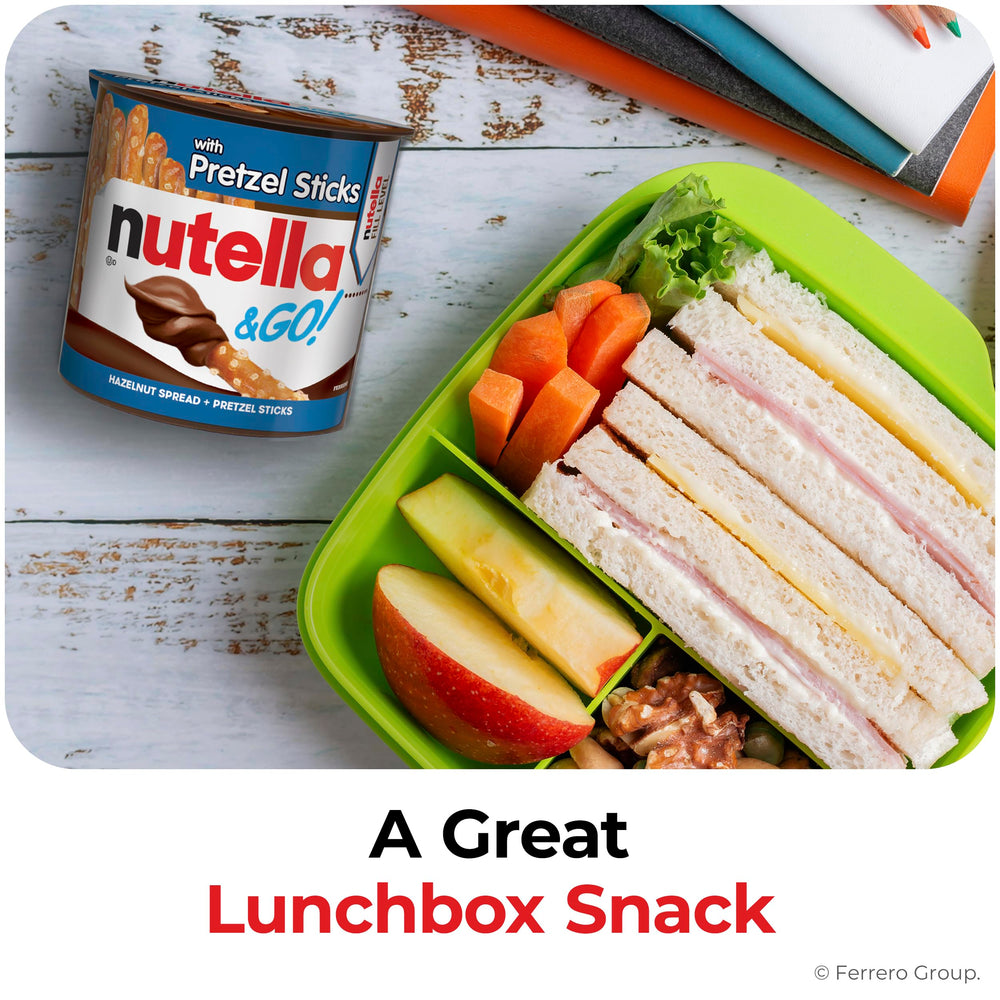 Nutella en mochila durante viaje Nutella & GO! snack fácil en ruta