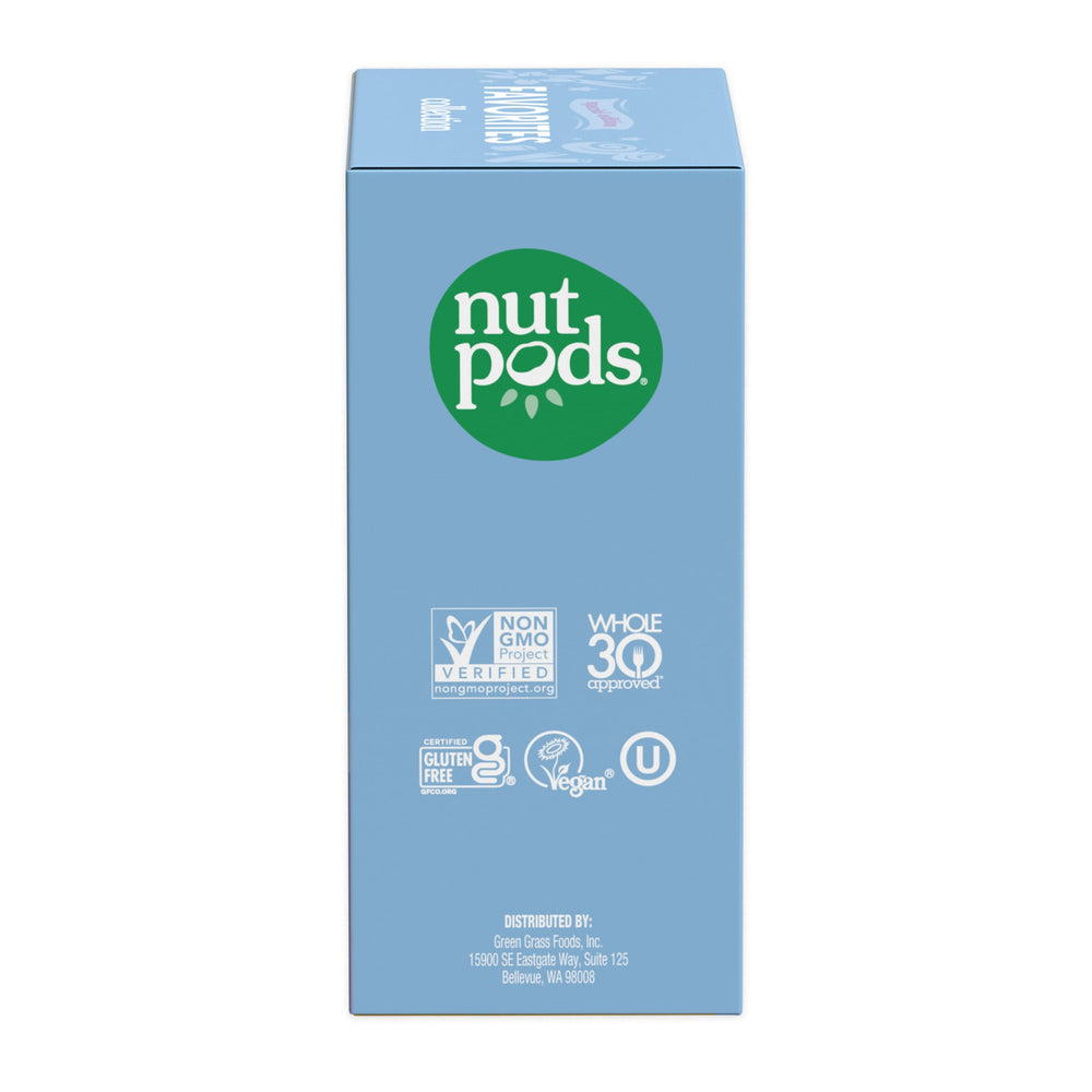 nutpods comparación de tamaño en mano para evaluar porción práctica