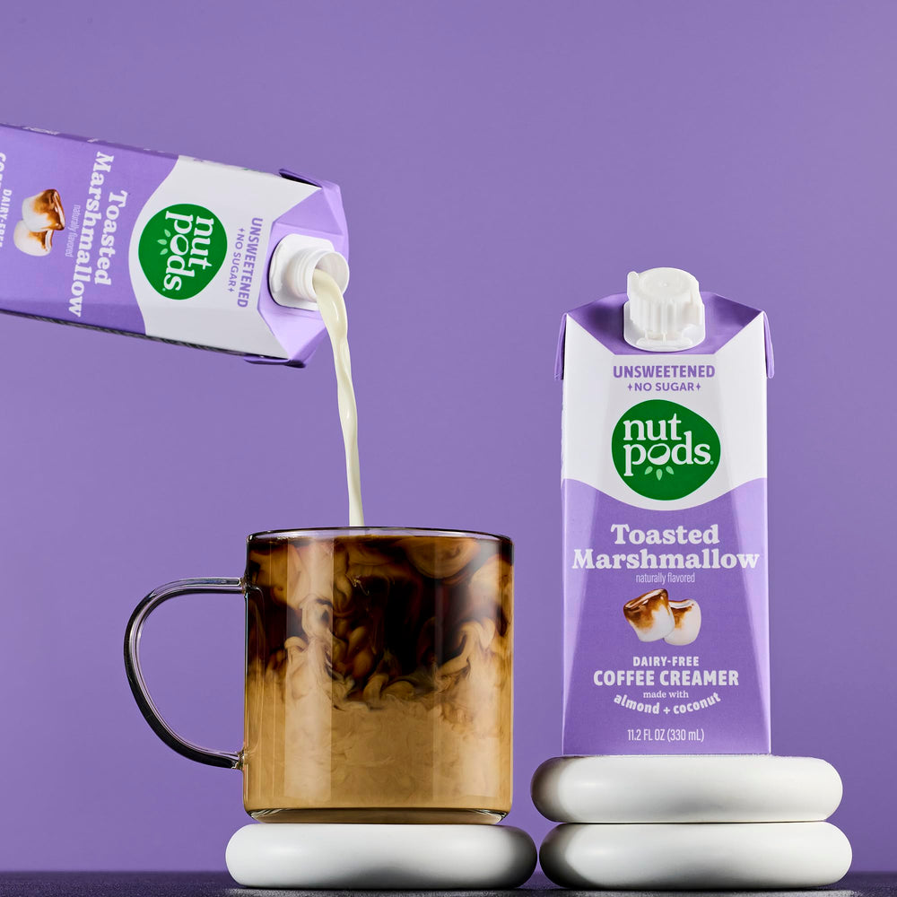 nutpods etiqueta con ingredientes claros y transparencia en composición