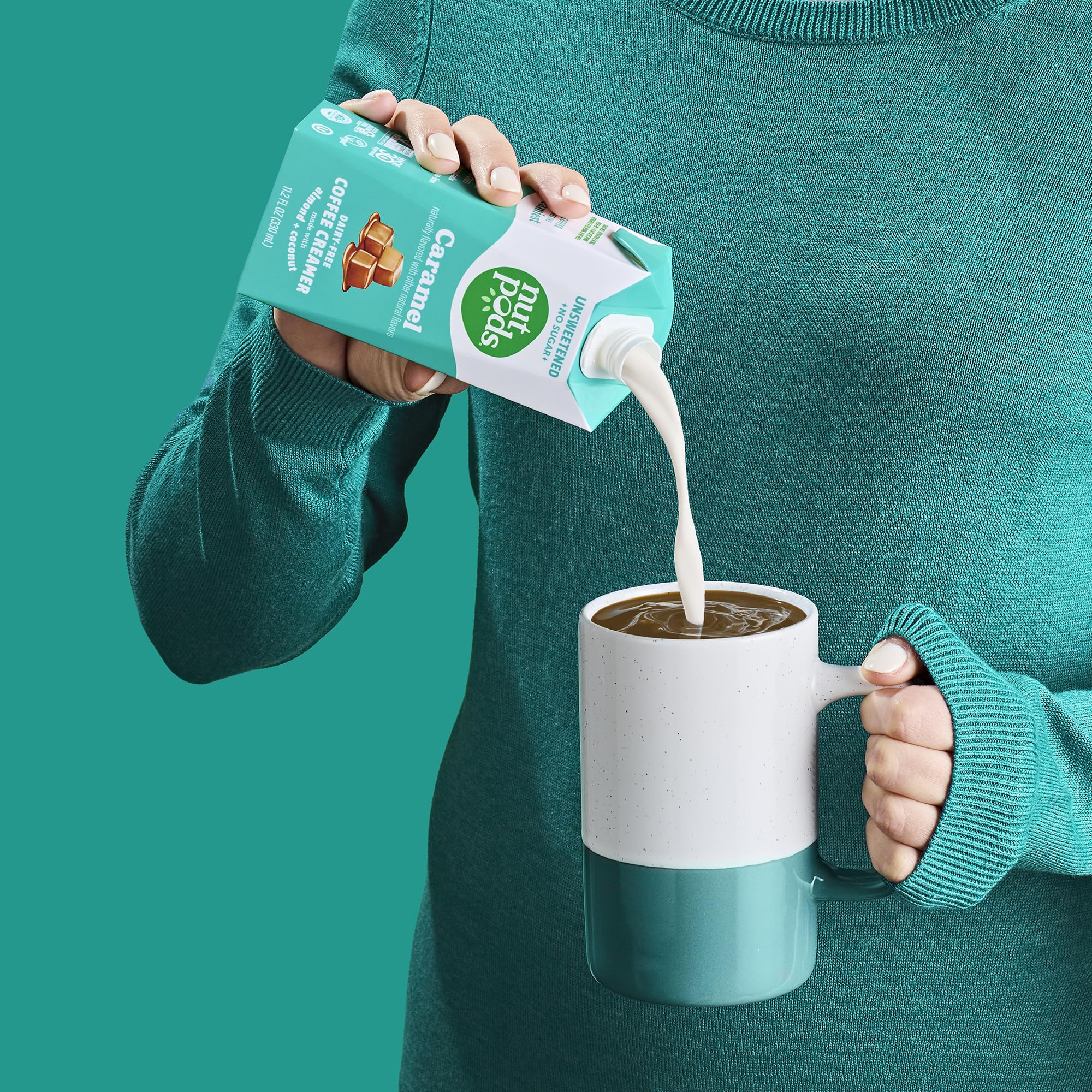 nutpods pack abierto con sabores variados, opción versátil para hogares