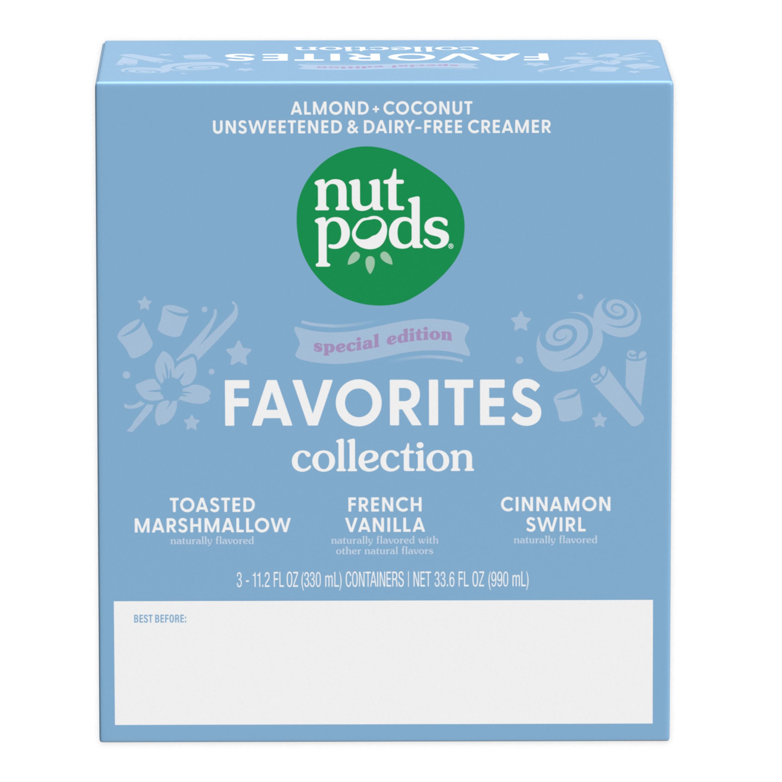 nutpods en uso vertiendo creamer en taza y mejorando sabor
