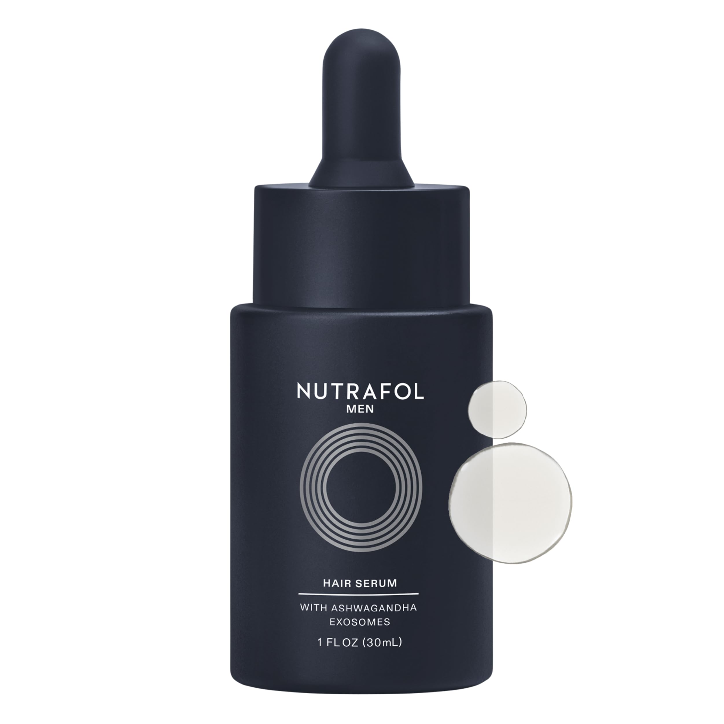 Nutrafol frente del envase mostrando diseño y tamaño práctico