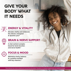 NUTRAHARMONY etiqueta con lista de ingredientes orgánicos y mcg
