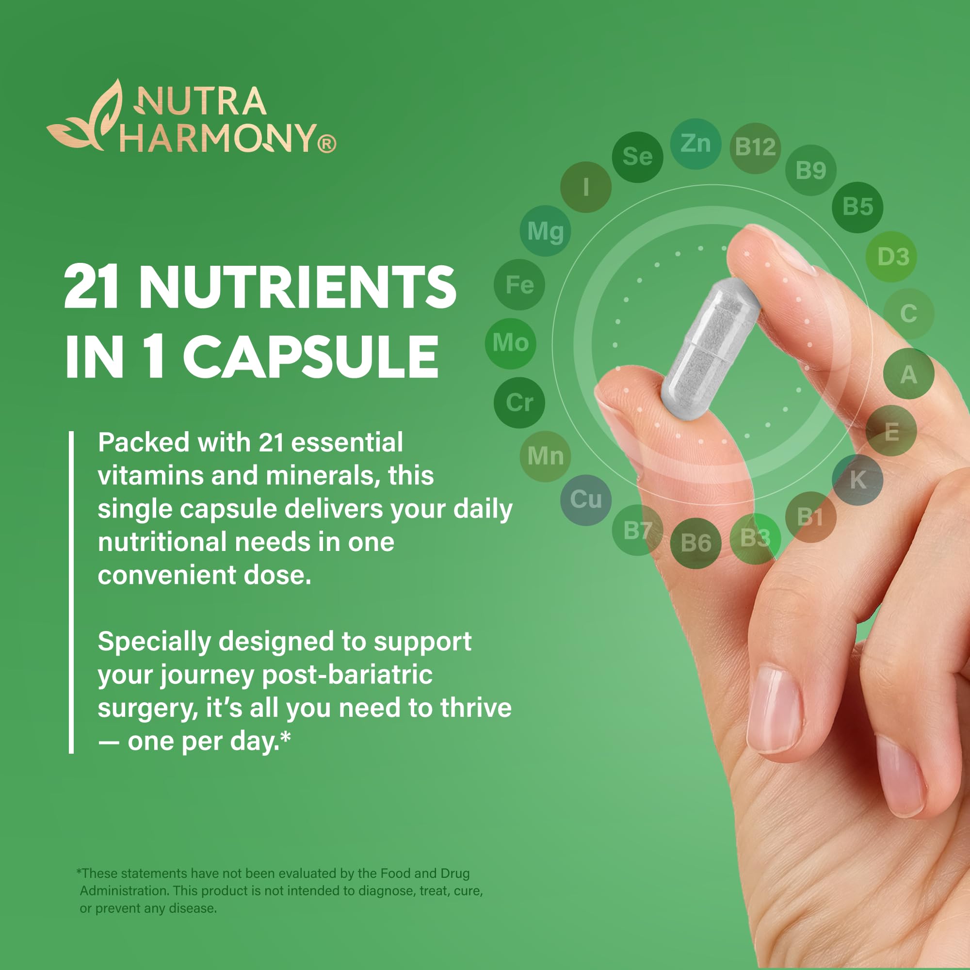 NUTRAHARMONY producto junto a un desayuno saludable promoviendo bienestar