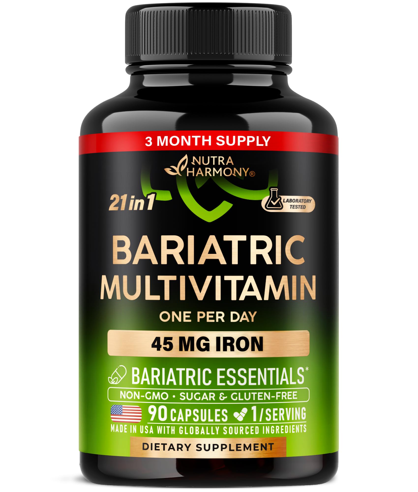 NUTRAHARMONY frontal del envase mostrando el nombre y beneficio diario