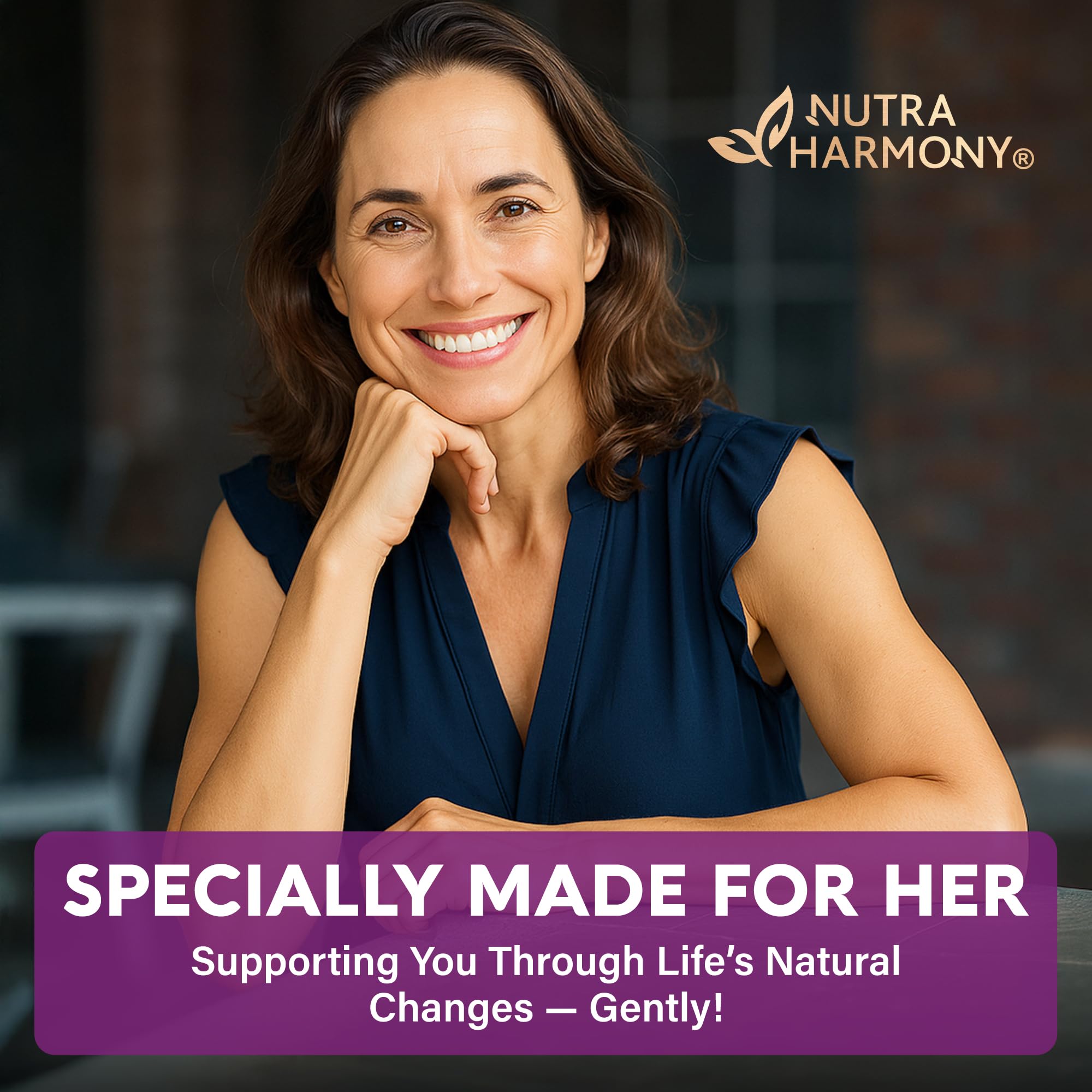 NUTRAHARMONY ingredientes naturales combinados para apoyo hormonal