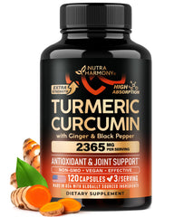 NUTRAHARMONY frasco delantero con etiqueta clara para identificar potencia