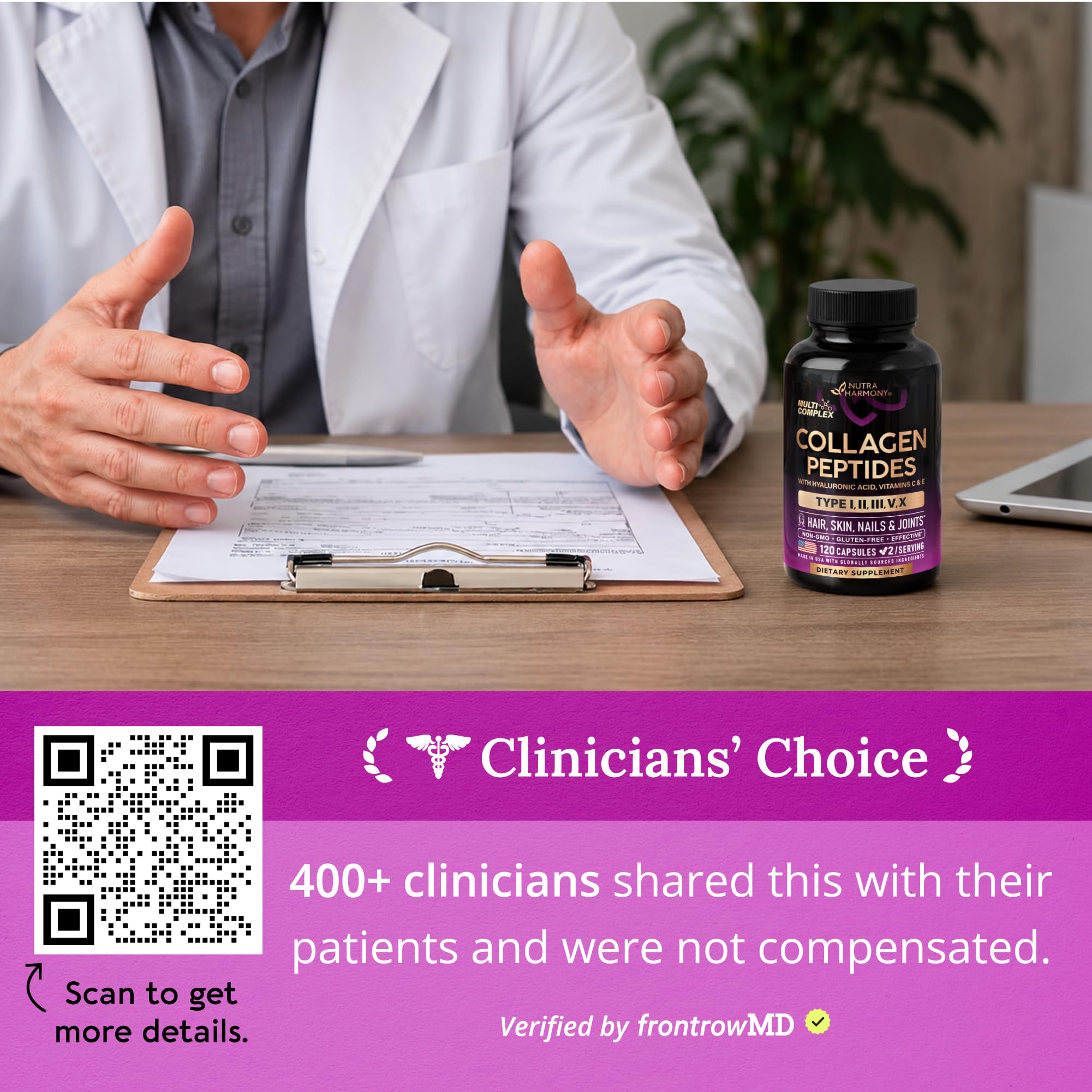 NUTRAHARMONY cápsulas junto a rutina matutina para uso diario práctico