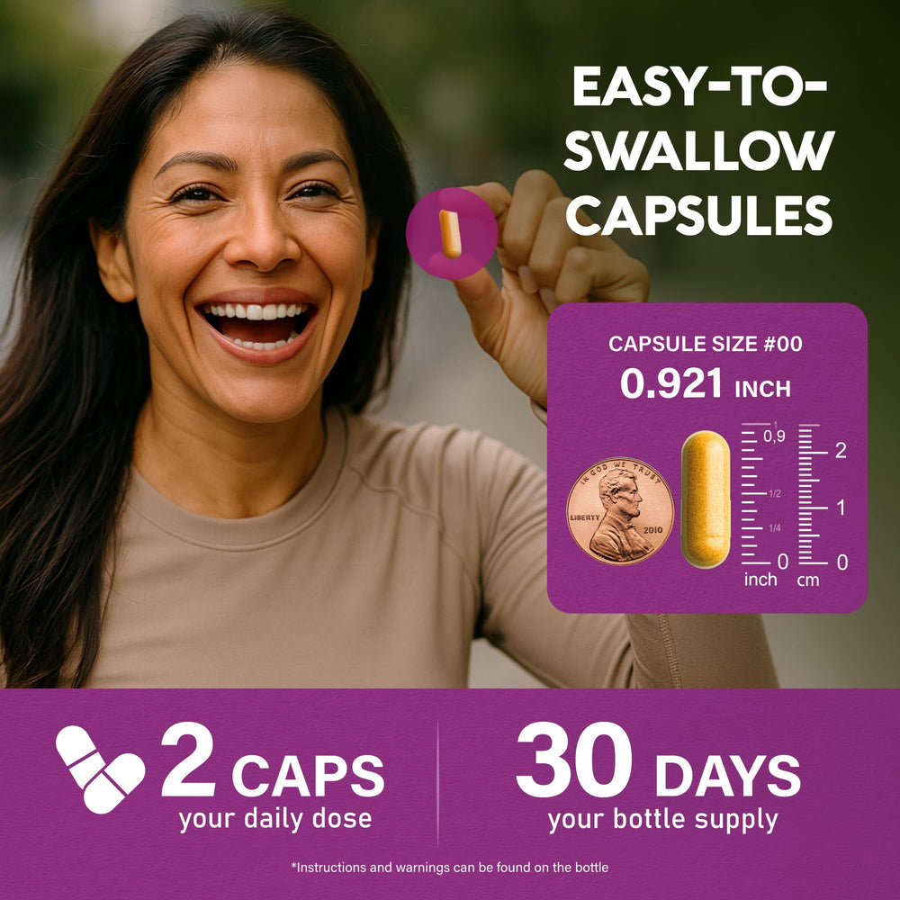 NUTRAHARMONY mujer tomando suplemento en su rutina diaria equilibrada