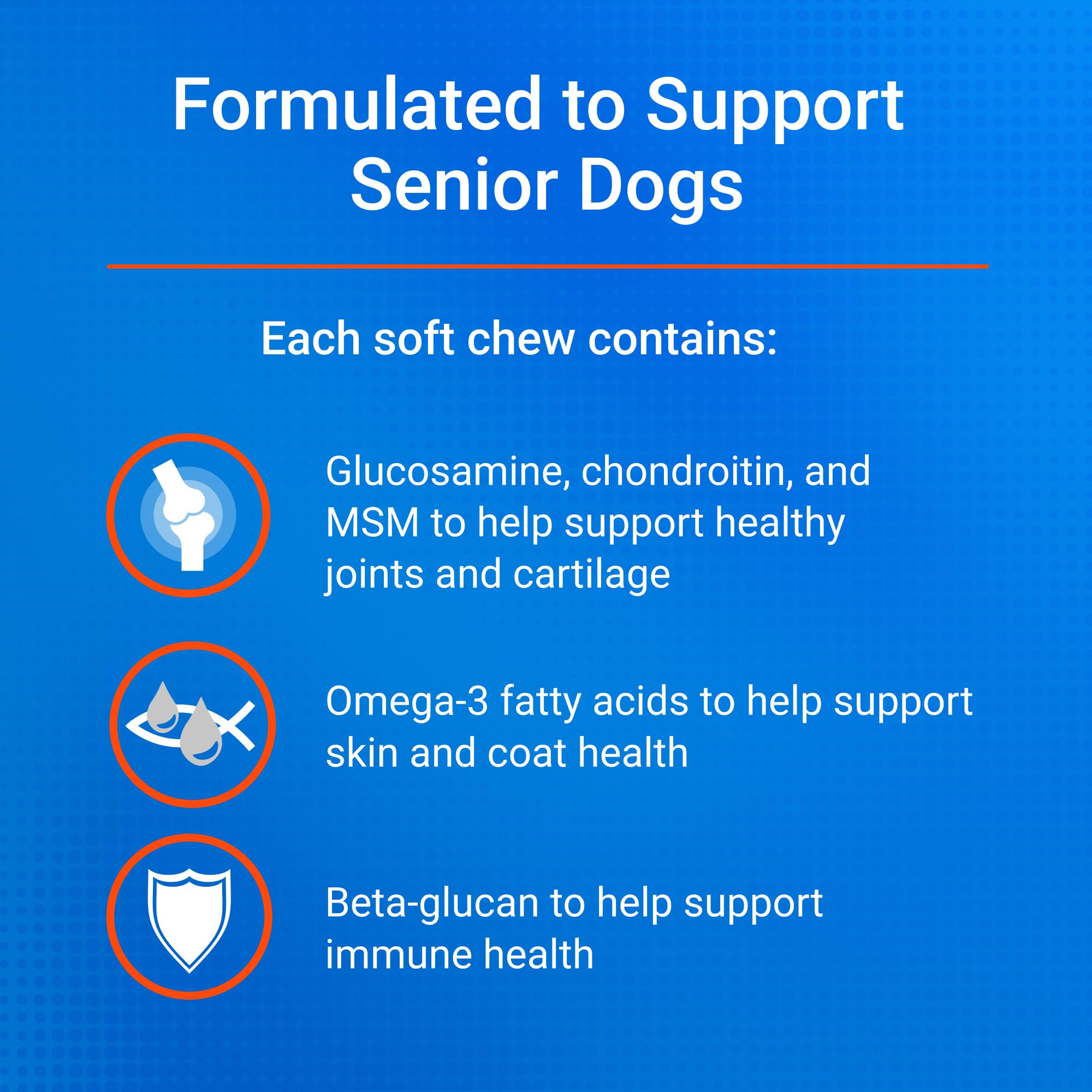 Nutramax Cosequin dog accepting chew illustrating easy administration