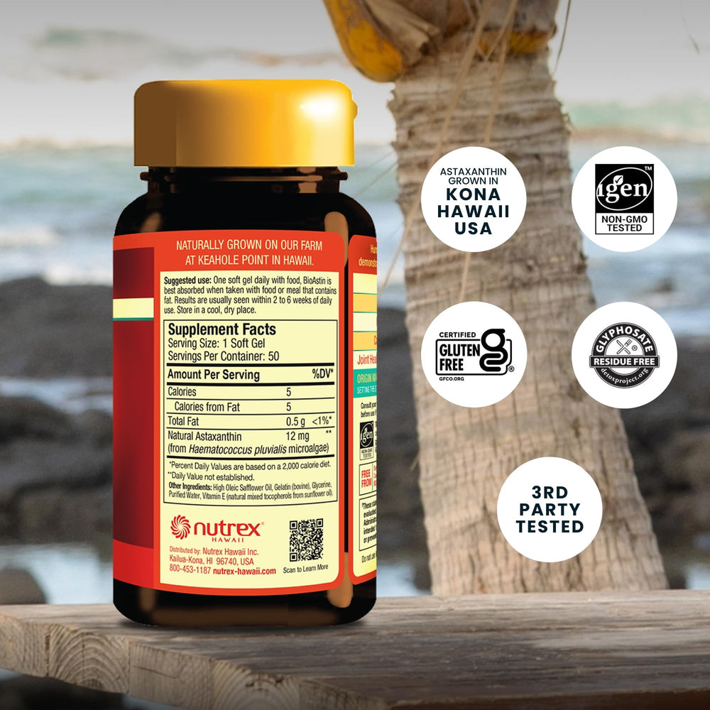 Nutrex Hawaii cápsula blanda en primer plano para fácil ingestión