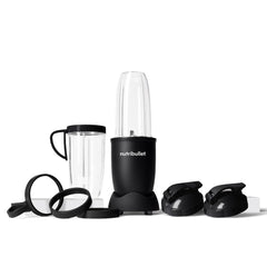 NutriBullet Pro 900 vista frontal MatteBlack, potencia compacta y elegante