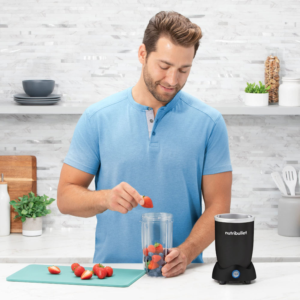 NutriBullet Pro+ piezas desmontadas durante limpieza rápida y segura