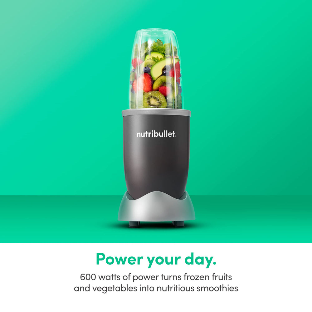 NutriBullet vaso 24 oz con frutas, preparación rápida y portátil