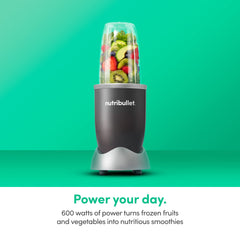 NutriBullet vaso 24 oz con frutas, preparación rápida y portátil