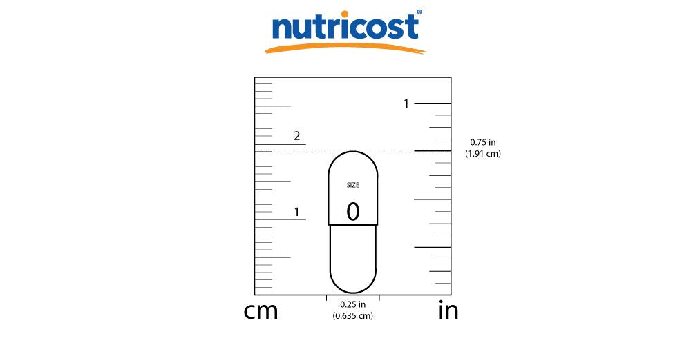 Nutricost cápsulas en uso diario en mesa de cocina, sugerencia de rutina