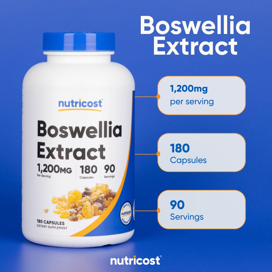 Nutricost frasco abierto con cápsulas esparcidas para mostrar cantidad por envase