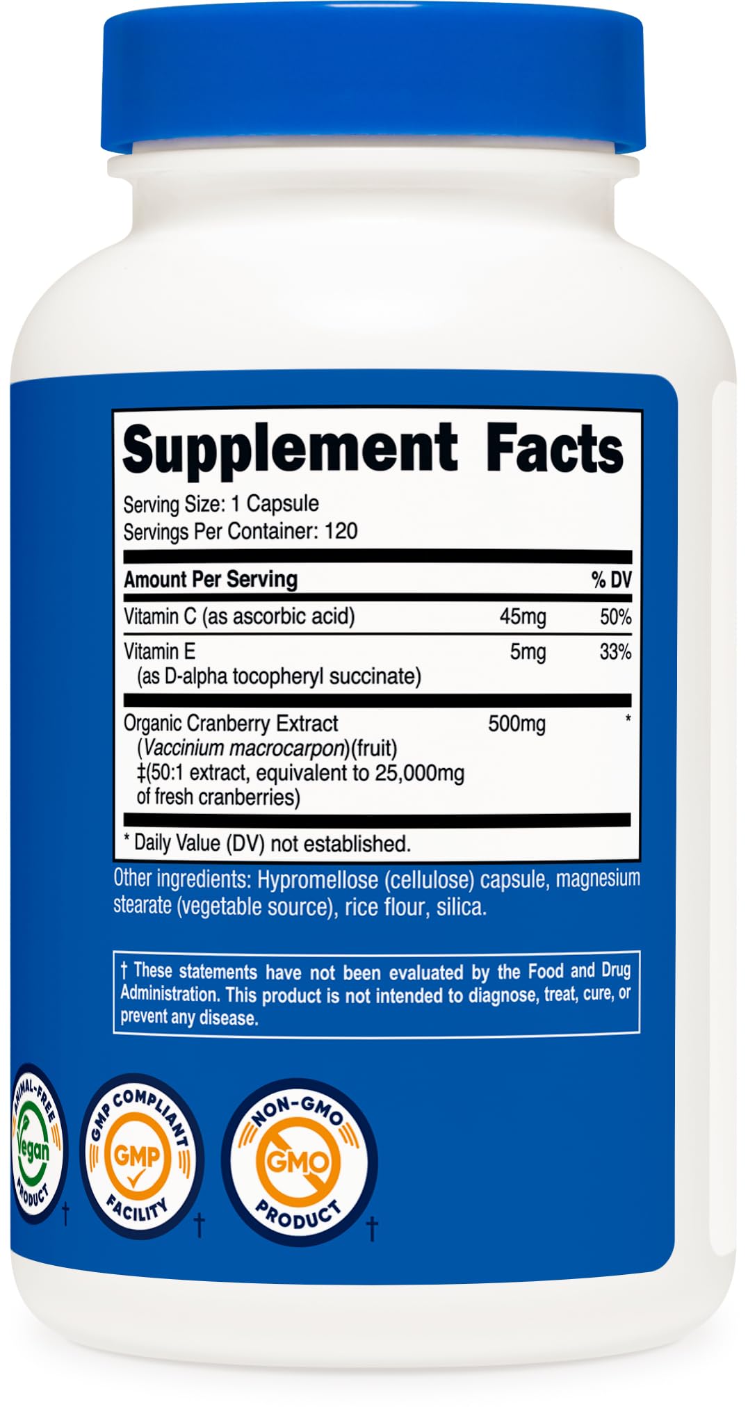 Nutricost varias cápsulas sobre superficie resaltando cantidad y conveniencia