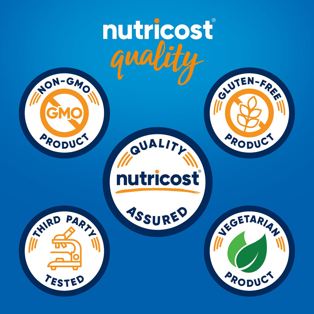 Nutricost montaña de cápsulas para apreciar la apariencia del producto
