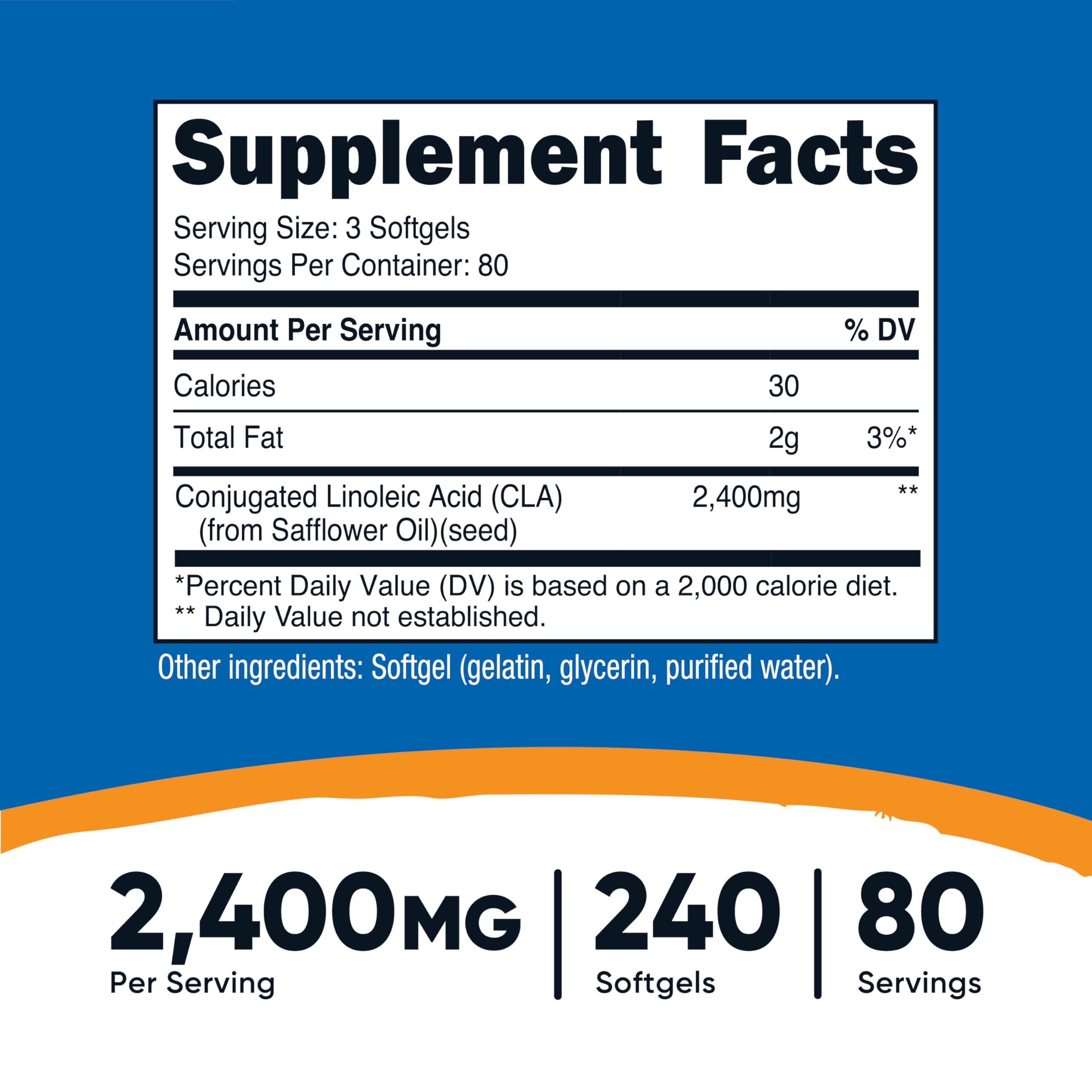 Nutricost primer plano de softgel revelando textura y pureza visible
