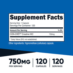 Nutricost primer plano de una cápsula para ver textura y tamaño