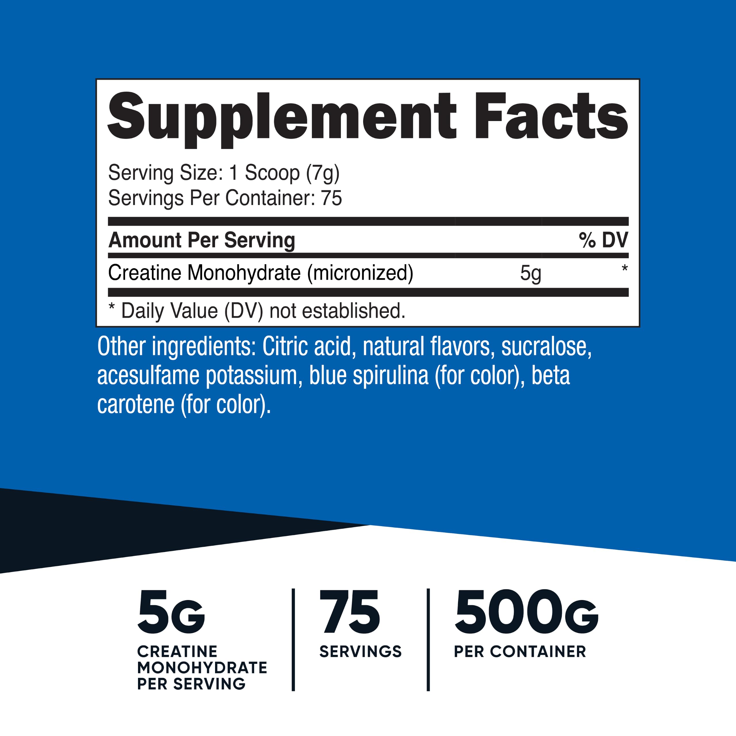 Nutricost close-up of micronized creatine texture for easy mixing
