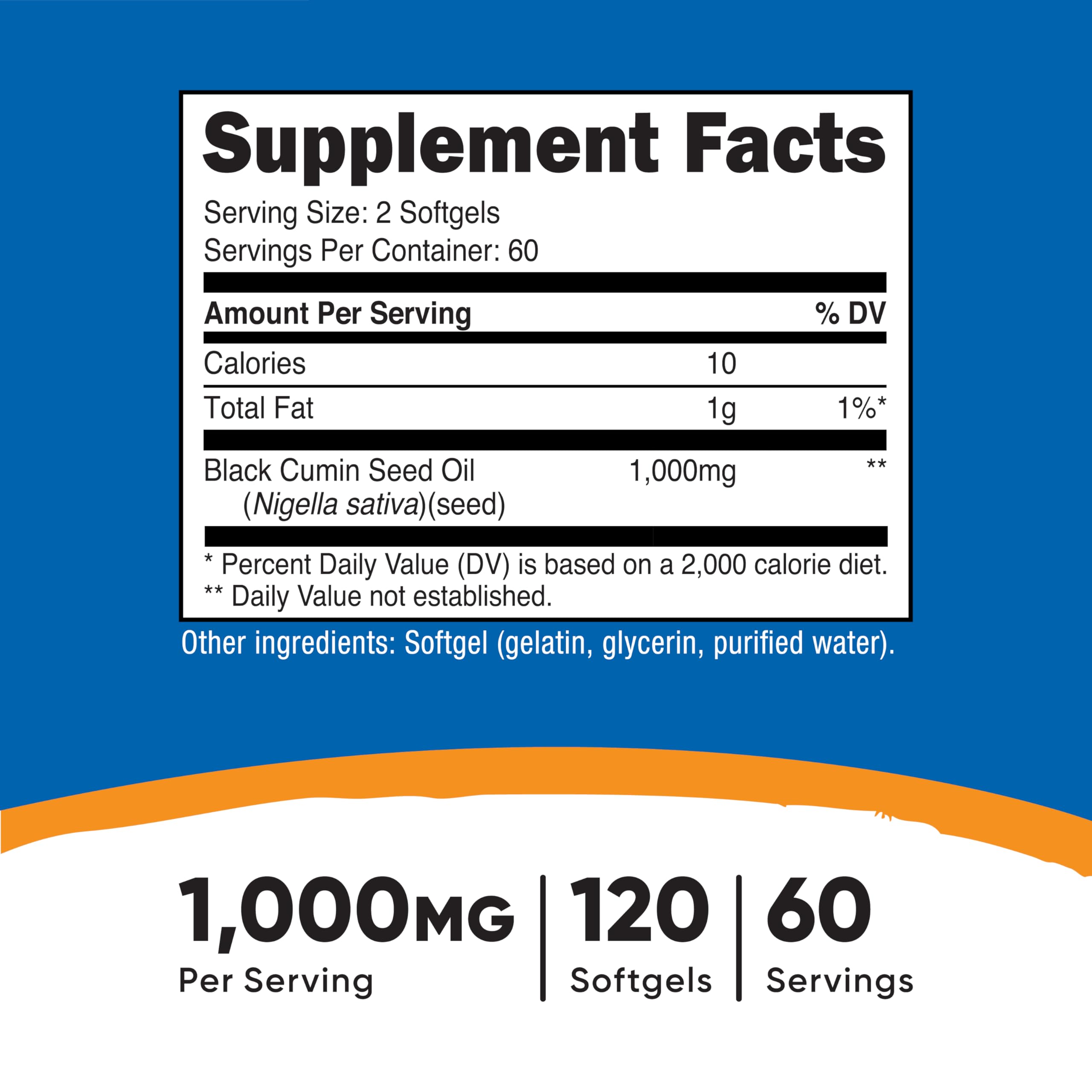 Nutricost detalle de etiqueta con información de ingredientes y certificaciones