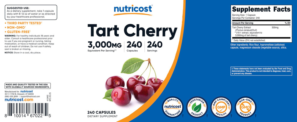 Nutricost frasco junto a rutina diaria para mostrar conveniencia