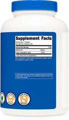 Etiqueta Nutricost con información nutricional y certificados que aporta confianza