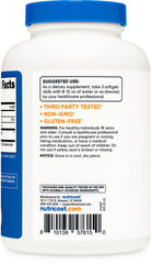 Nutricost etiqueta nutricional legible que destaca ingredientes y certificaciones