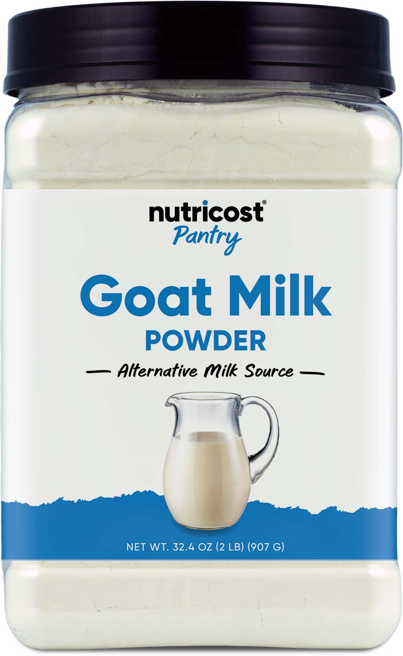 Nutricost frente del envase mostrando 2 lb y sin sabor, información clara