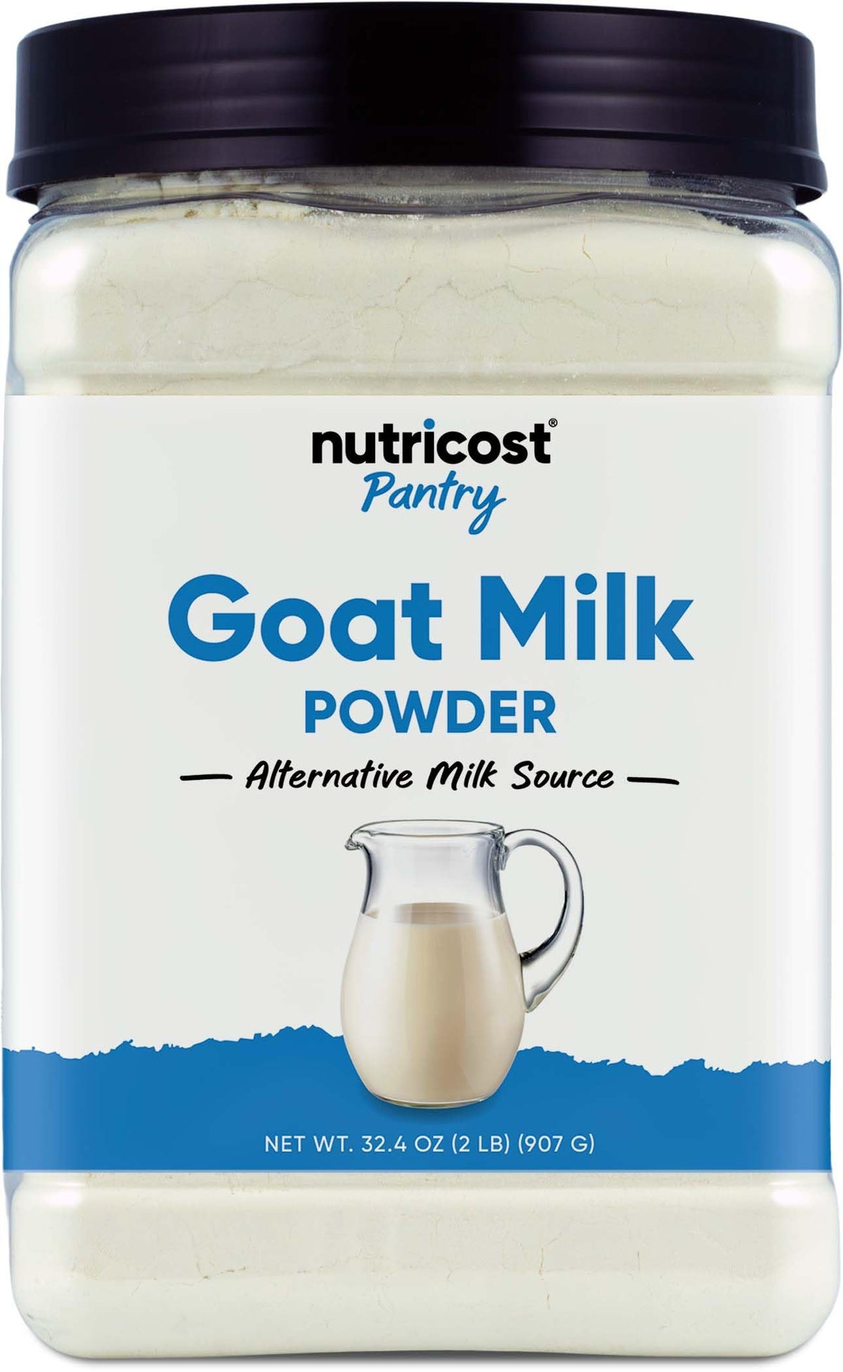 Nutricost frente del envase mostrando 2 lb y sin sabor, información clara