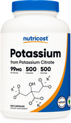 Nutricost envase frontal mostrando etiqueta y cantidad de cápsulas