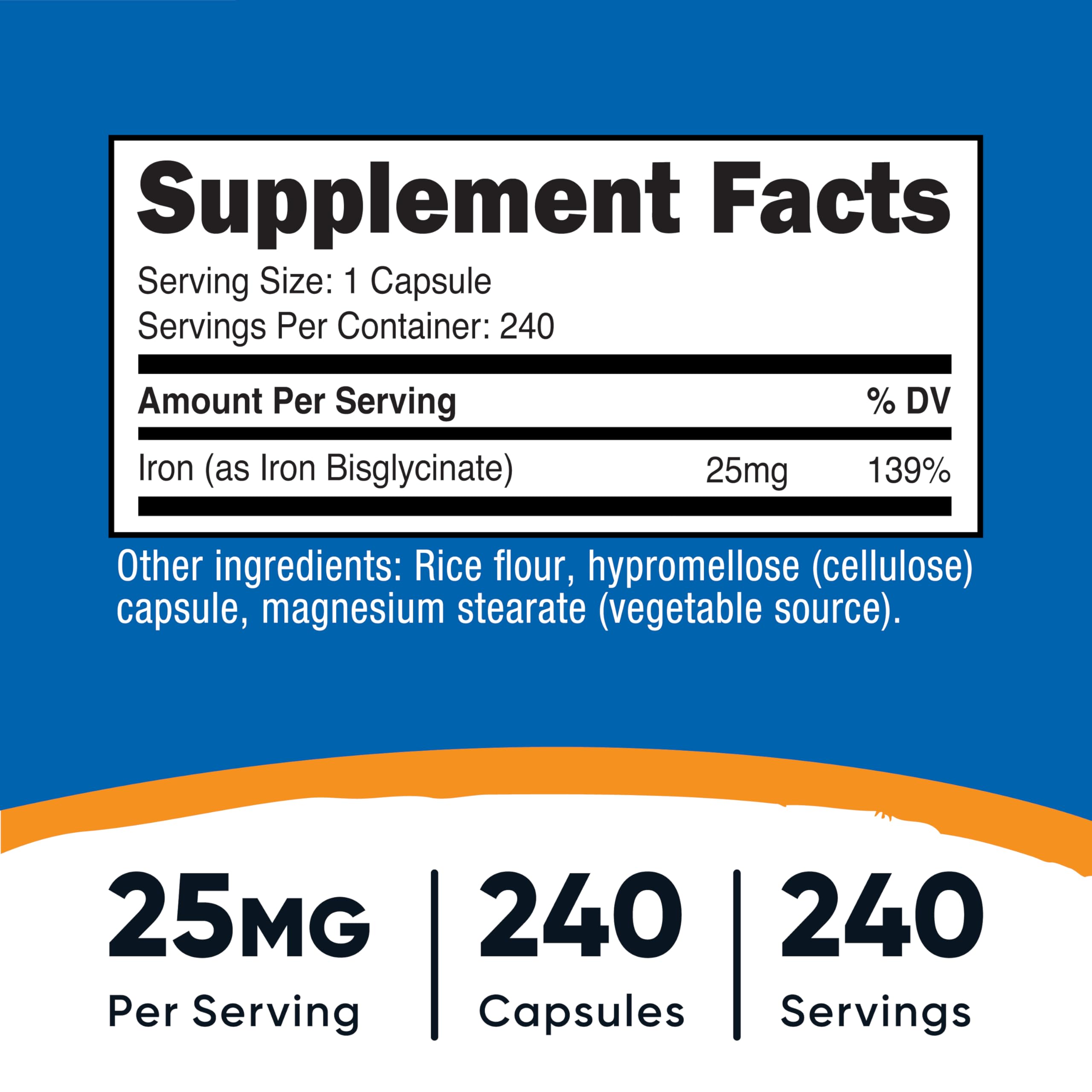 Nutricost cápsulas detalle con superficie lisa para mejor ingesta