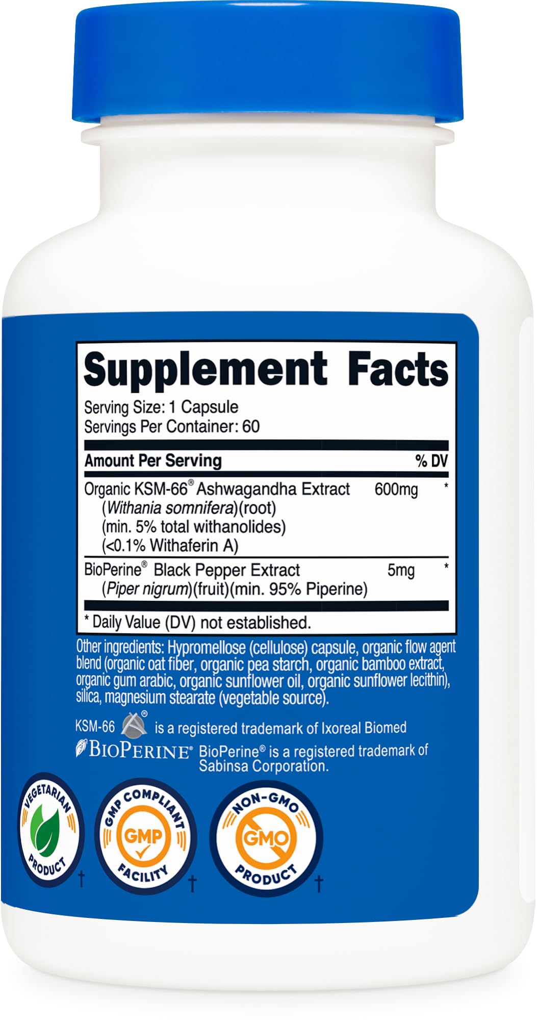 Nutricost KSM-66 en entorno saludable destacando uso diario y calidad