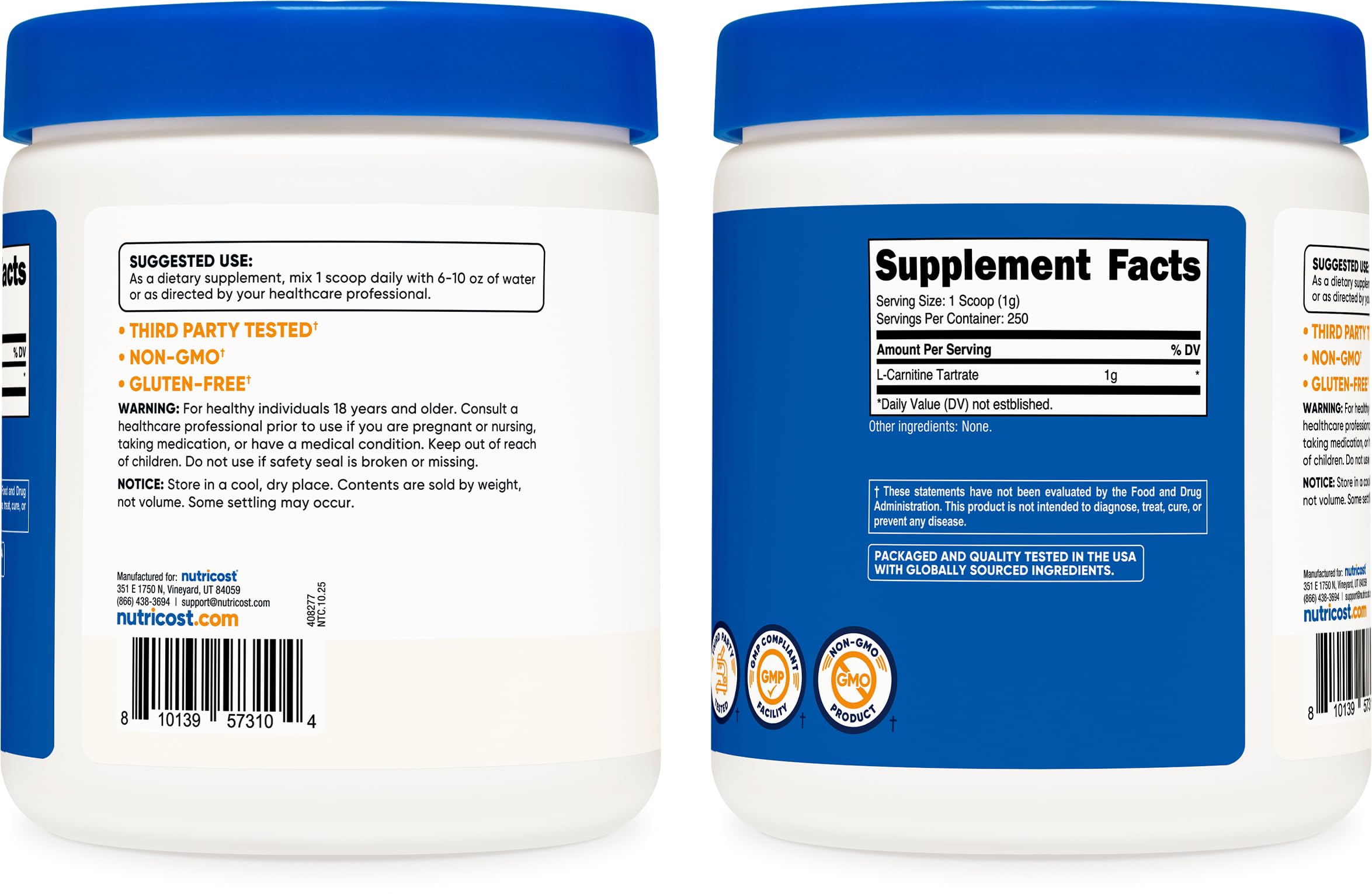 Nutricost polvo mezclándose en batido para consumo fácil