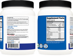 Nutricost etiqueta con ingredientes y dosis visibles para transparencia