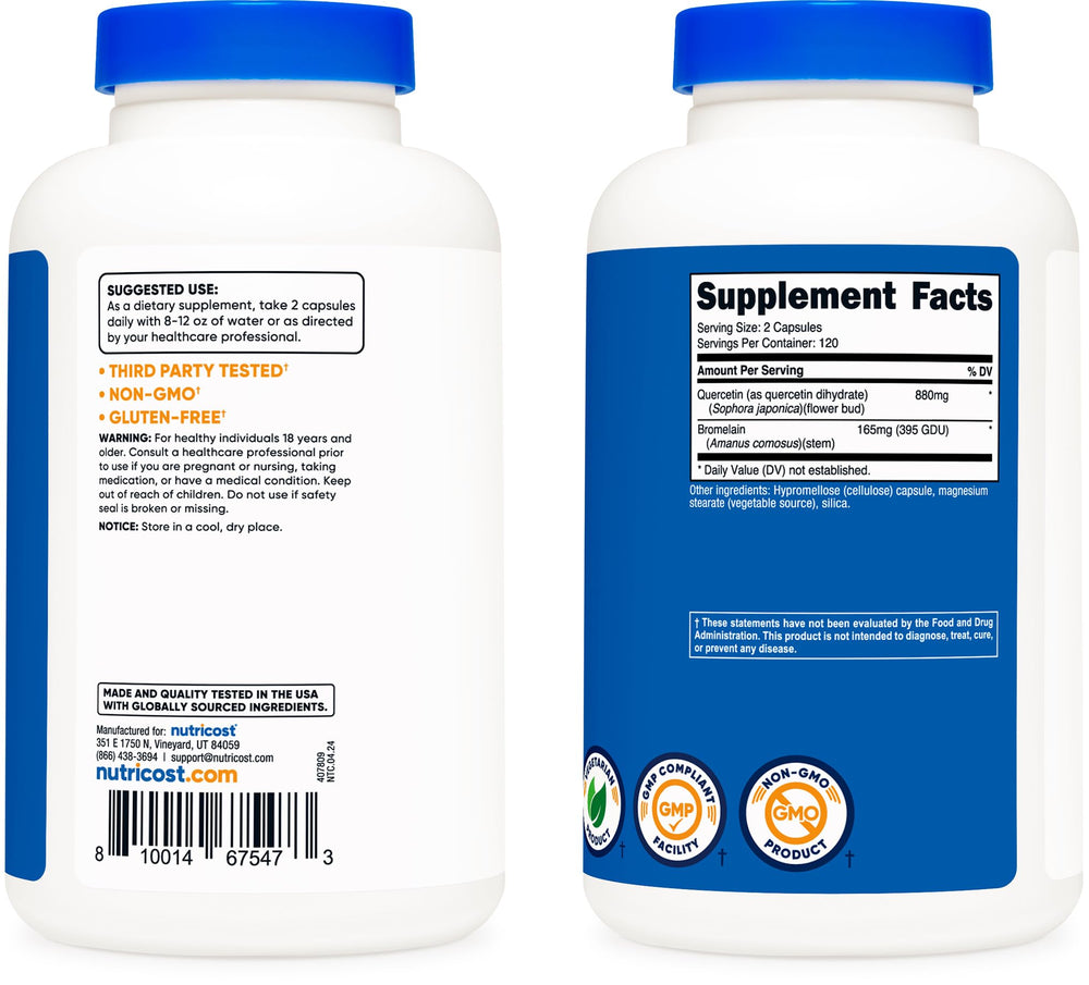 Nutricost comparación de tamaño de cápsula para referencia práctica