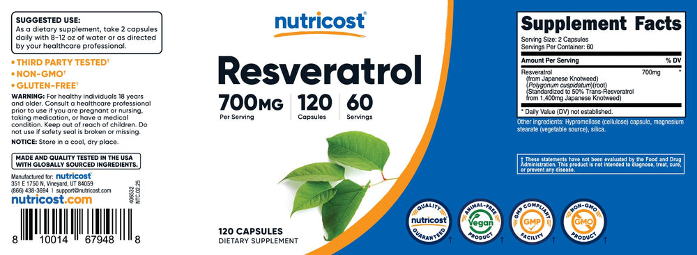 Nutricost cápsula junto a moneda para comparar tamaño y dosis conveniente