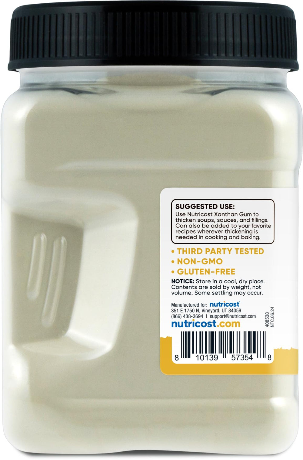 Nutricost medida en cuchara para visualizar proporción exacta