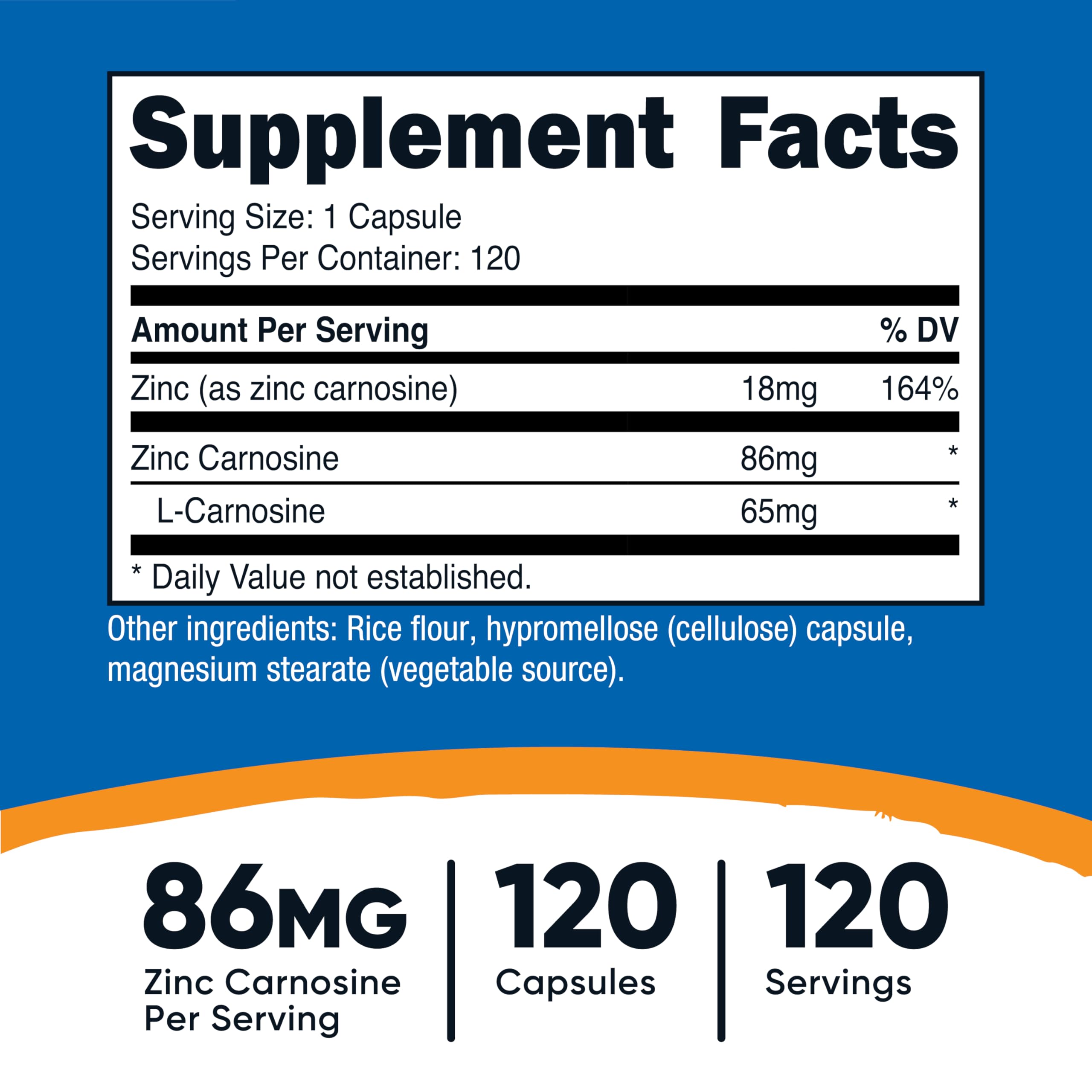 Nutricost cápsula detalle del acabado y tamaño, fácil de tragar