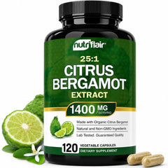 NutriFlair botella frontal mostrando etiqueta clara y beneficios