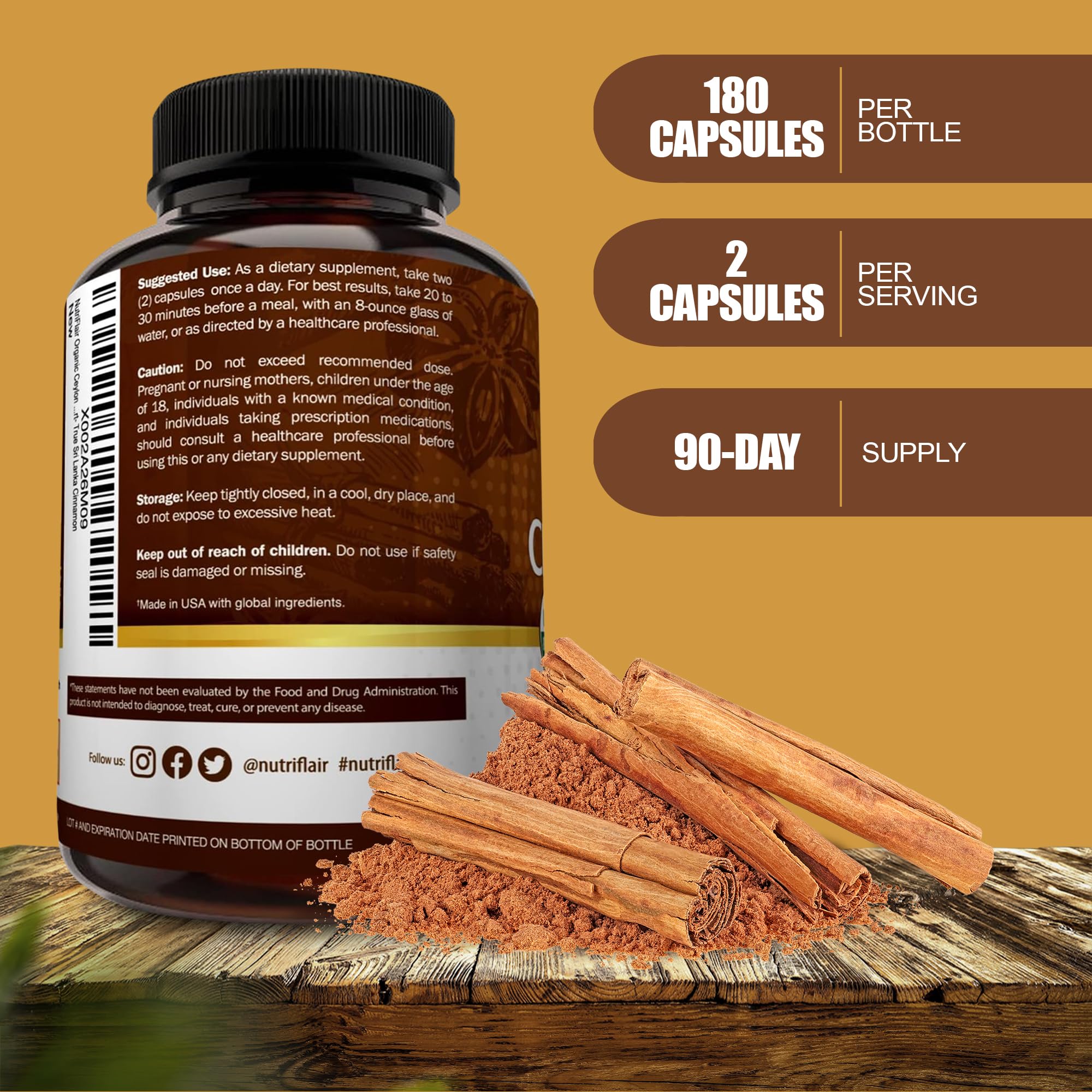 NutriFlair cápsulas vegetales abiertas mostrando contenido puro